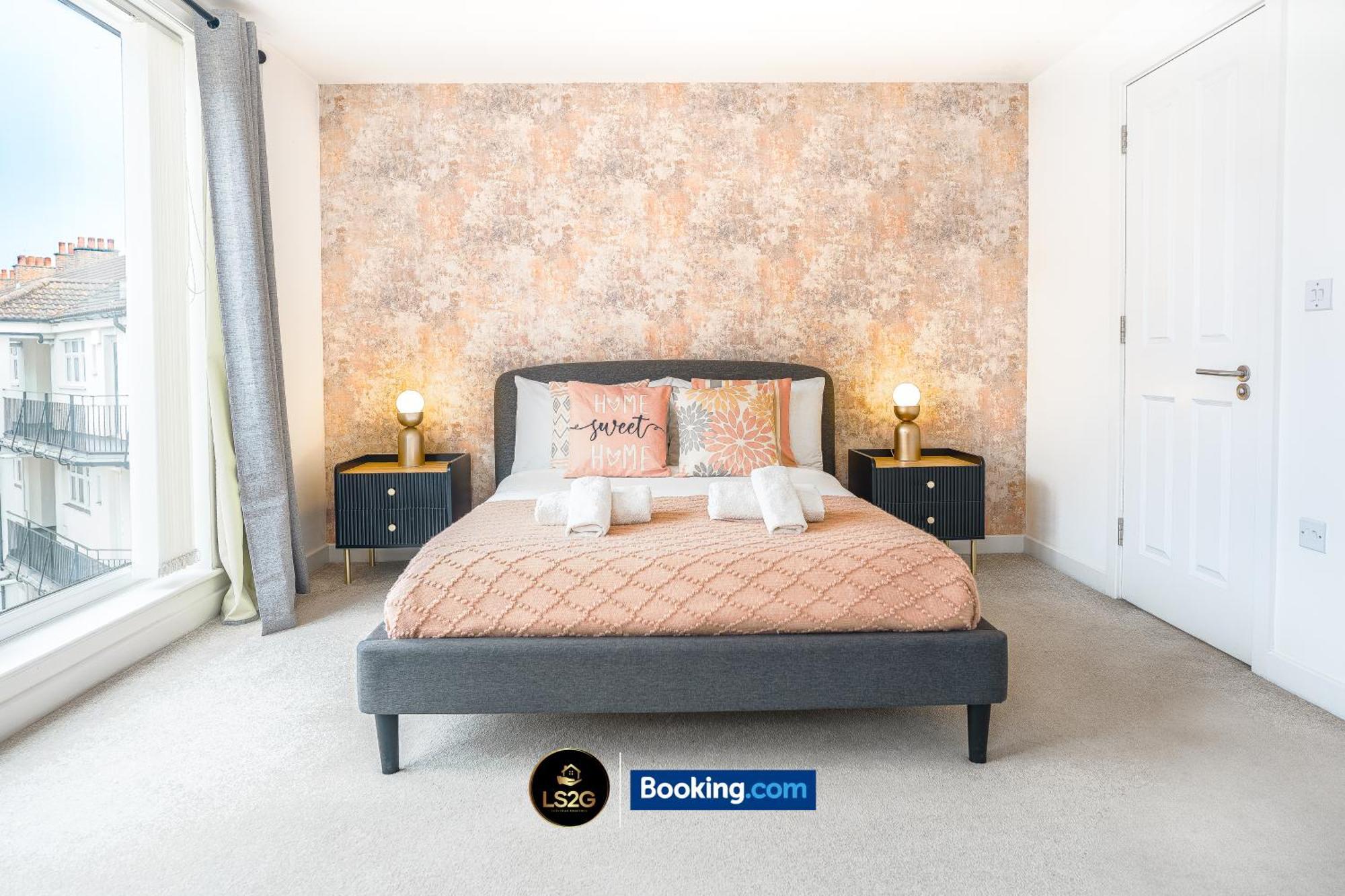 Appartement Stylish 2 Bedroom By Ls2g Short Lets & Serviced Greater With Free Parking