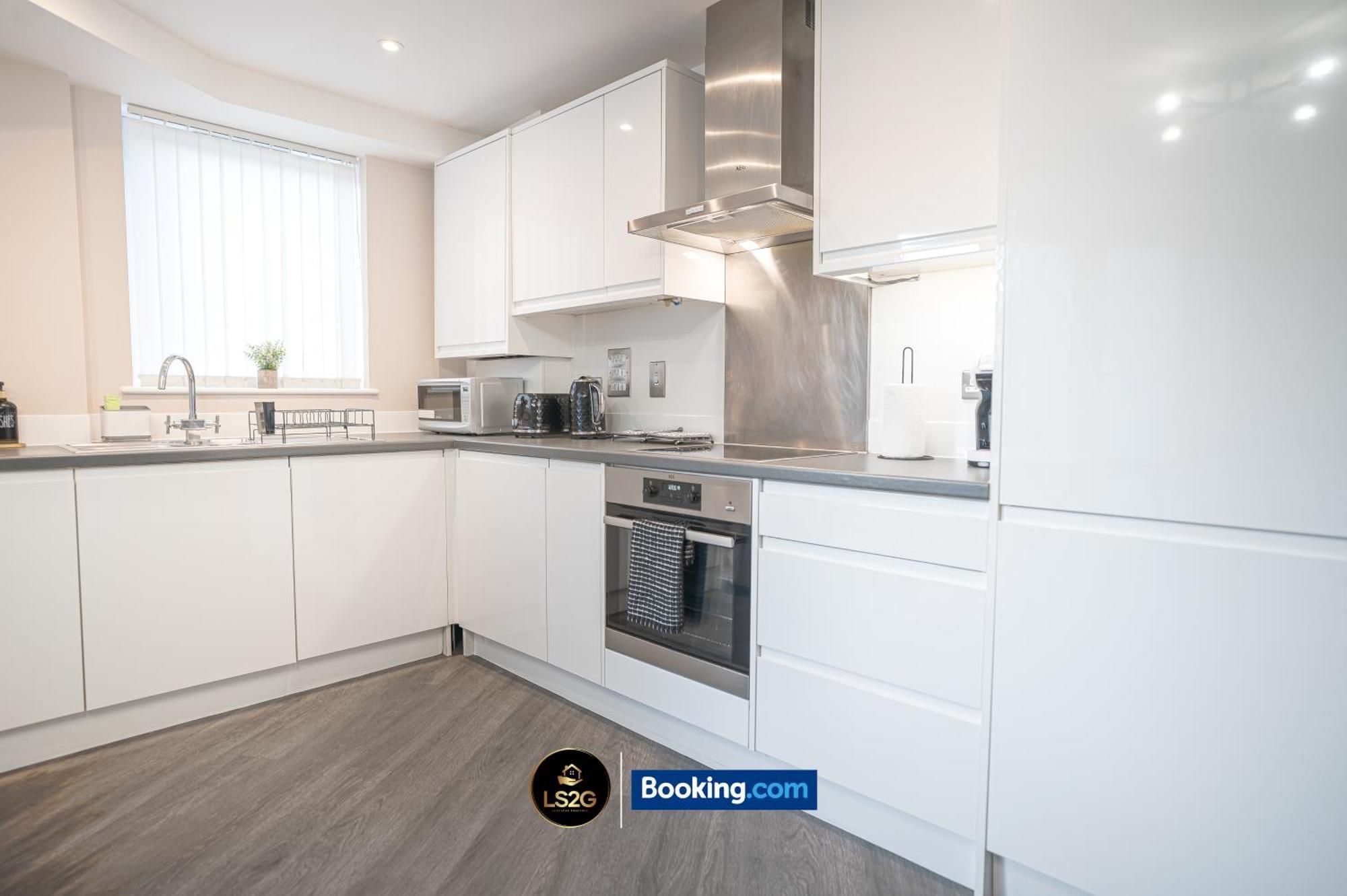 Stylish 2 Bedroom By Ls2g Short Lets & Serviced Greater With Free Parking Appartement Londres