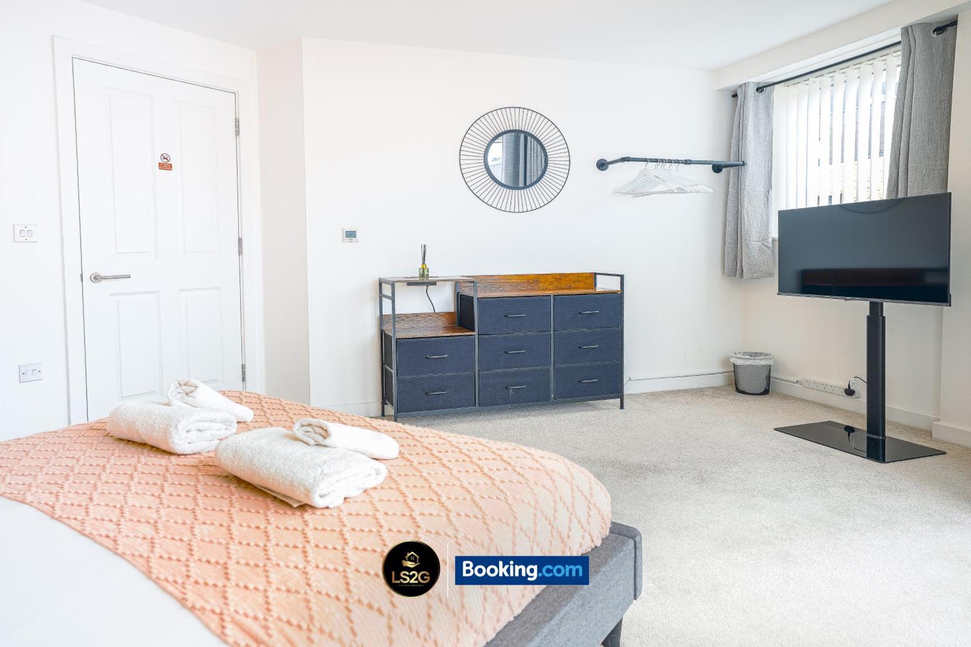 Appartement Stylish 2 Bedroom By Ls2g Short Lets & Serviced Greater With Free Parking